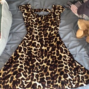 Soft large cheetah dress